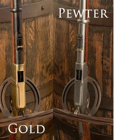 Outlaw Pub Table w/ 3 Rifles