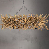 The Summit 8 Light Elk Chandelier