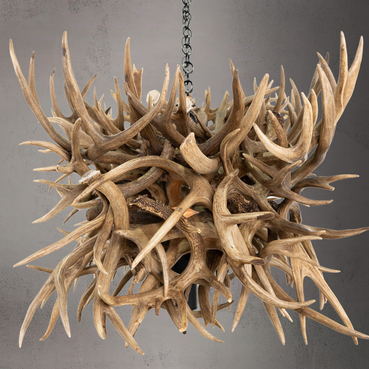 The Summit 8 Light Elk Chandelier