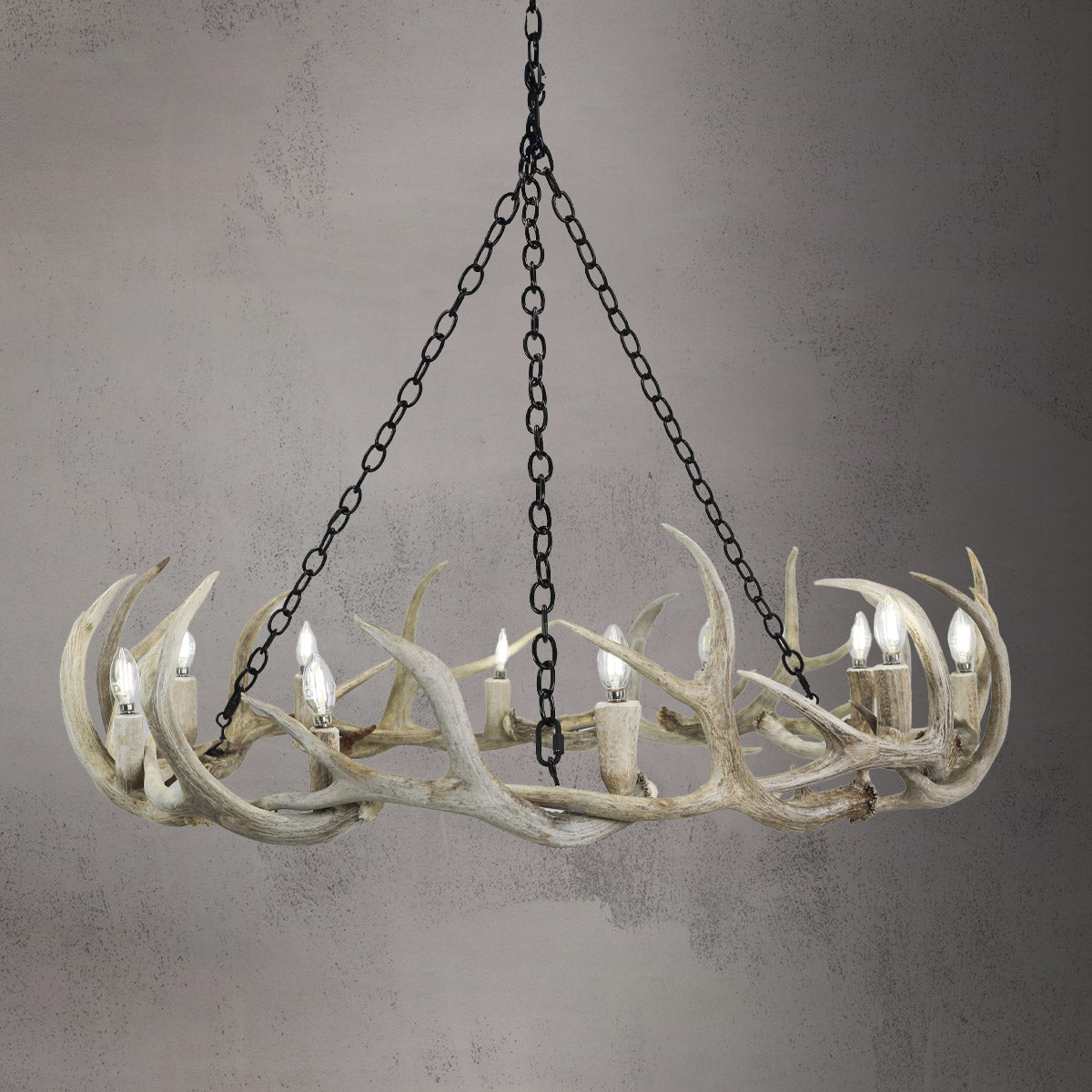 10 Light Antler Crown Ring - AWC-78