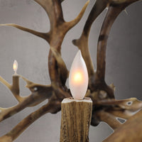 18 Light Elk & Fallow Chandelier - AWC-85