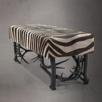 Antler Bench w/Cowhide B-1 & B-2