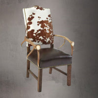 Cowhide Elk Arm Chair