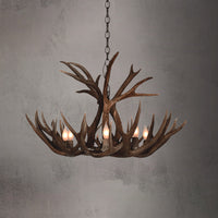 8 Light Medium Mule Deer Antler Chandelier SKU-65