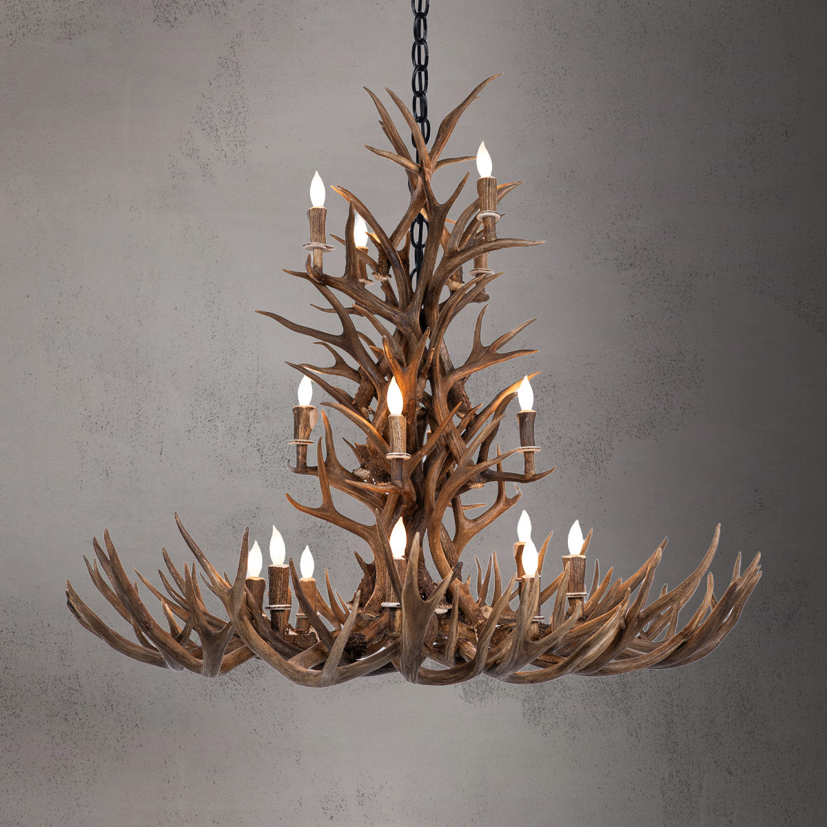 Cascade Mule Deer Antler Chandelier SKU-80