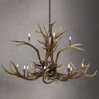 16 Light Double Tier Elk Antler - SKU-90