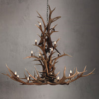 The Olympus Elk/Mule Deer/Whitetail Cascade Chandelier SKU-92