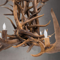 The Olympus Elk/Mule Deer/Whitetail Cascade Chandelier SKU-92