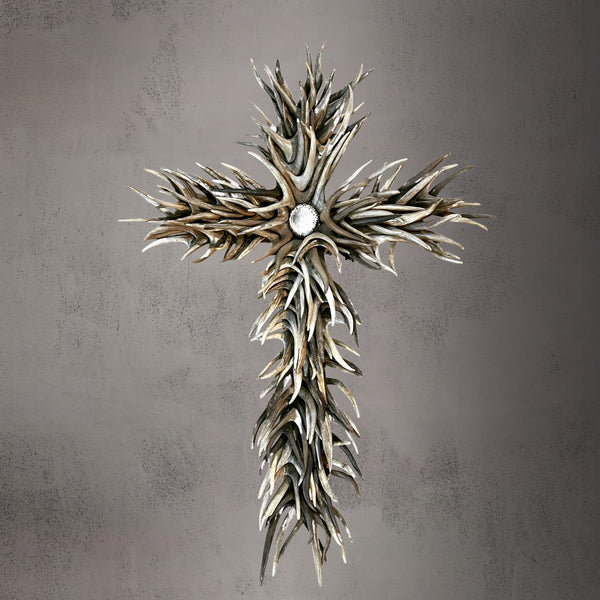 Large Antler Cross