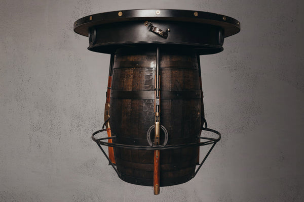 Outlaw Pub Table w/ 3 Rifles