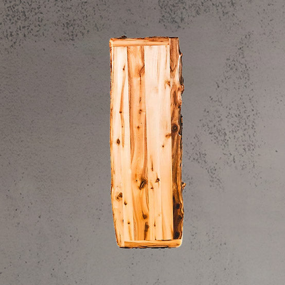 AntlerWorx Buck Aspen Wood Table Brown Finish 30 in. H x 50 in. W