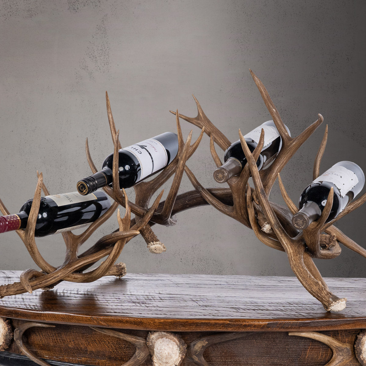 Multi Bottle Antler Wine Holder WR-4