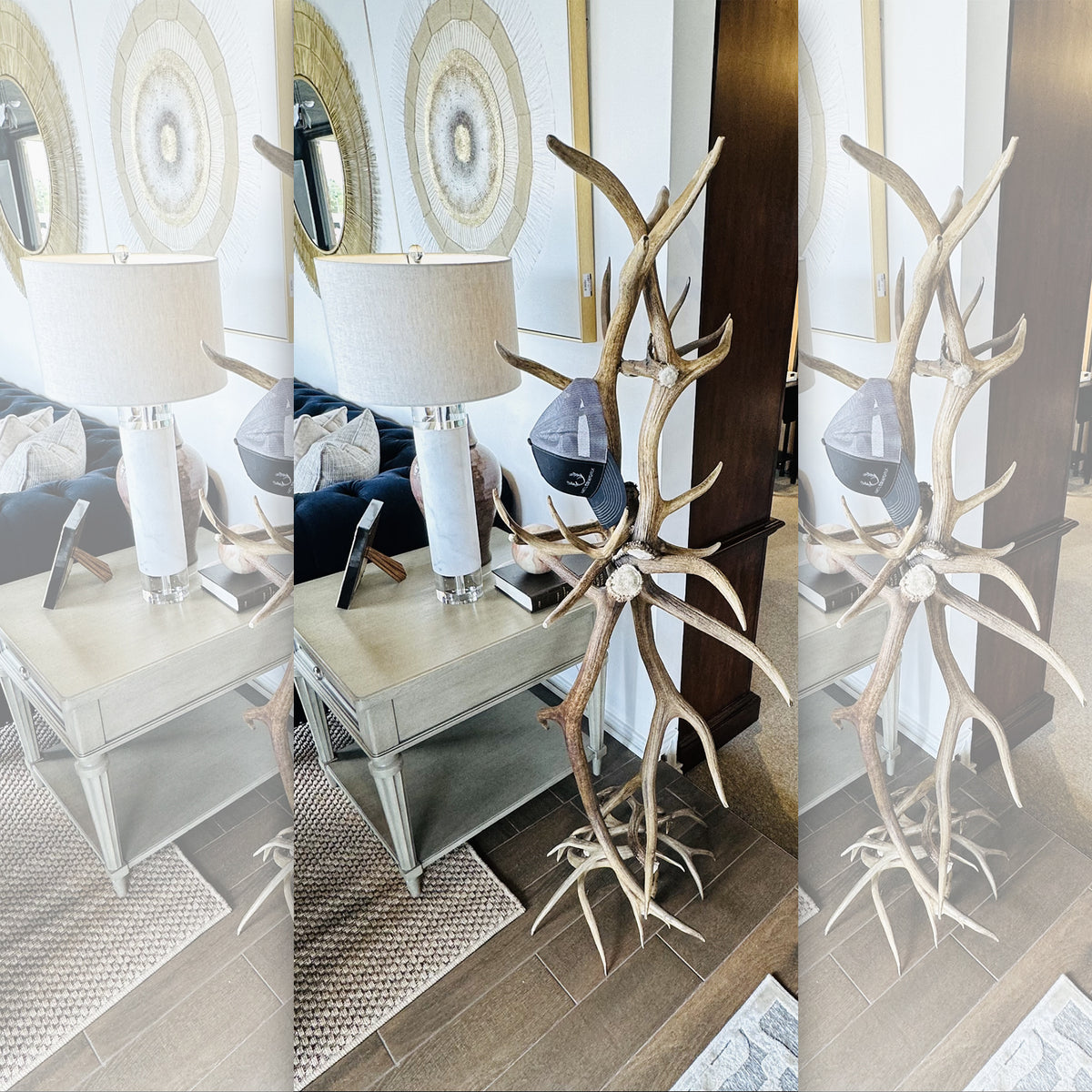 Standing Elk/Mule Deer Hat & Coat Rack